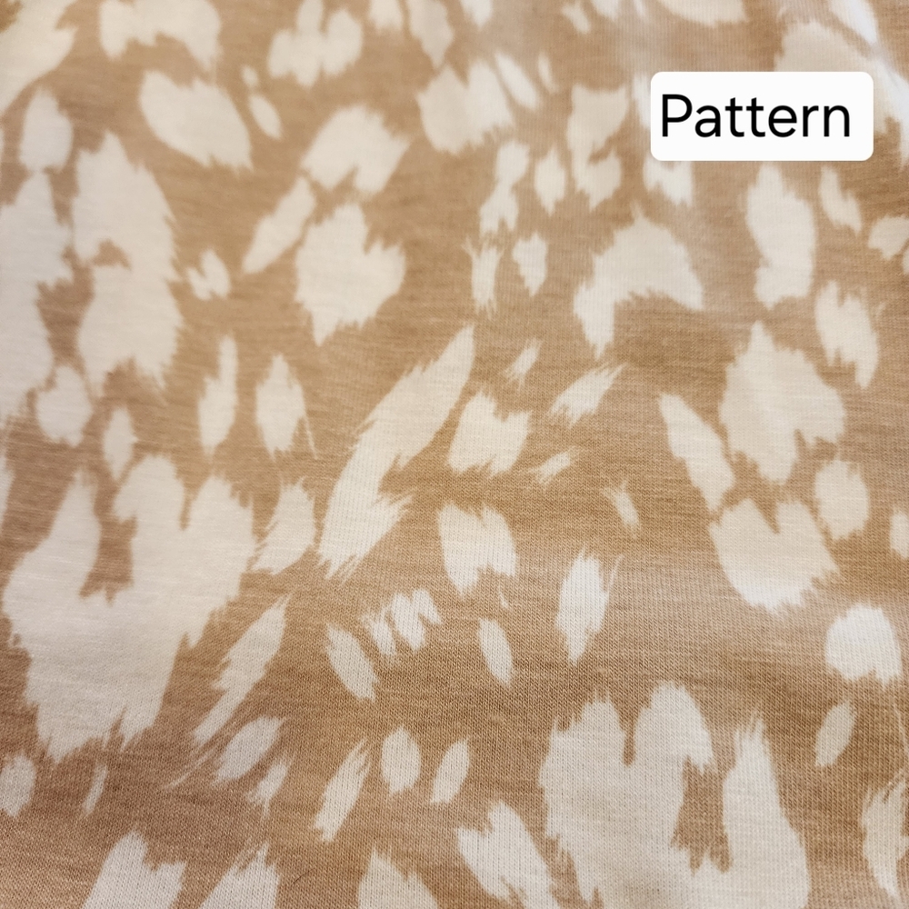WOMEN'S PLUS SIZE 6X ANIMAL PRINT RUFFLED HEM TOP, NWOT - Picture 7 of 12